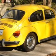 Yellow 73 VW Bug