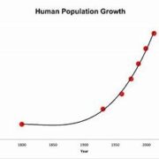 Human Population Growth graph